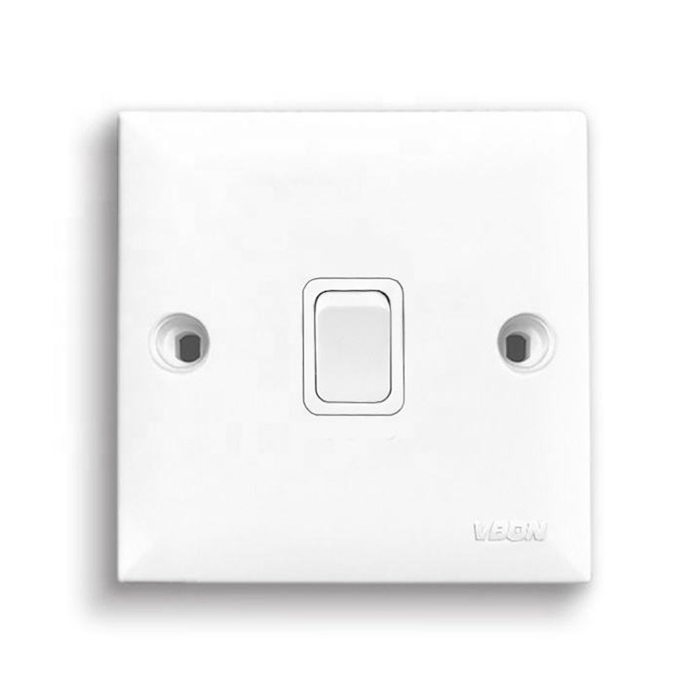 1 Gang 1 Way  Wall Light Switch Home Application Light Control Electric Switch