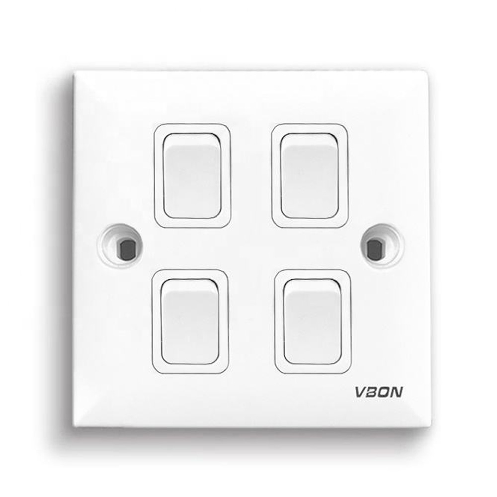 10A 4gang2way Wall Light Switch Home Application Light Control Electric Switches