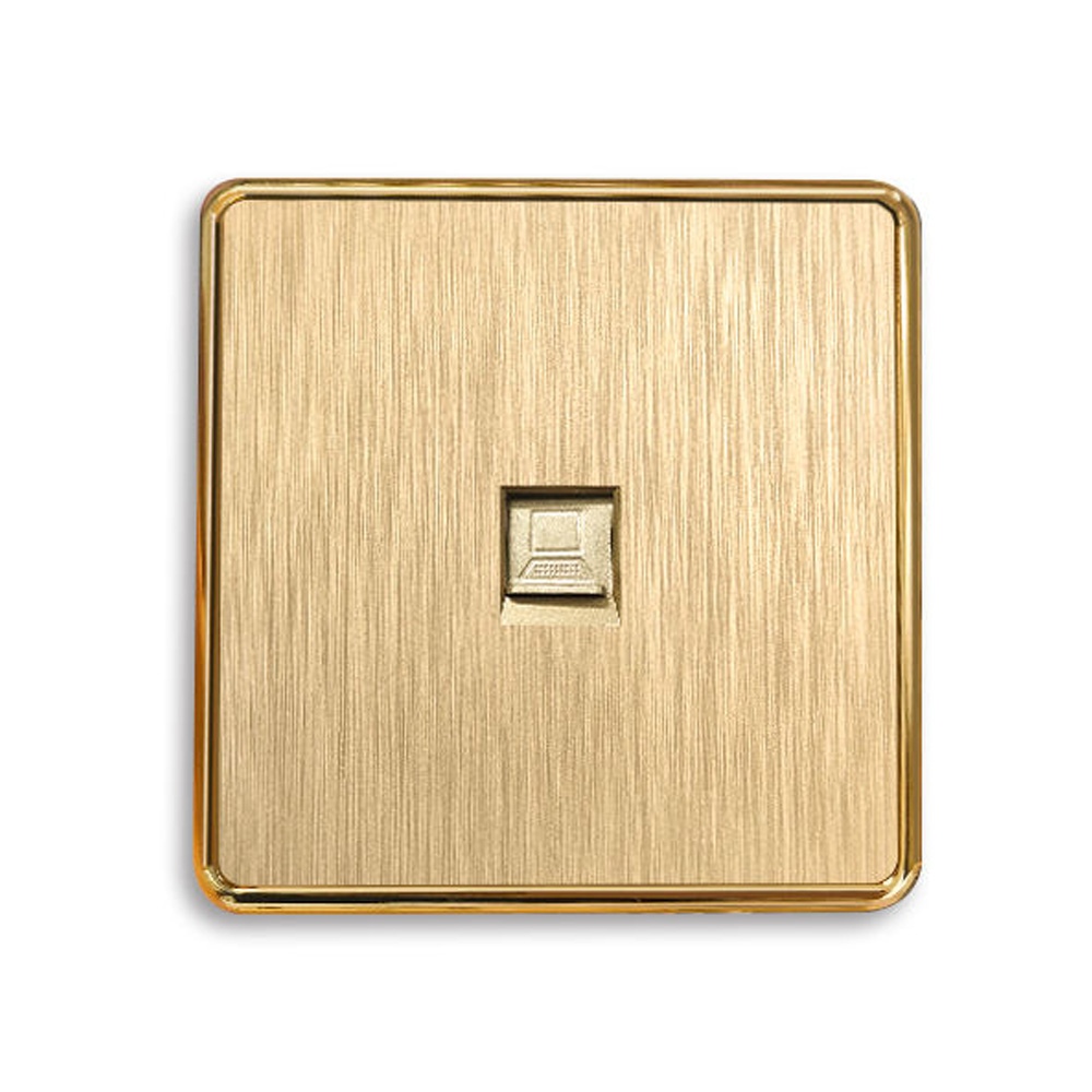 Switch Data socket PC Switches and Socket Wooden Color Electric Switch Light onoff