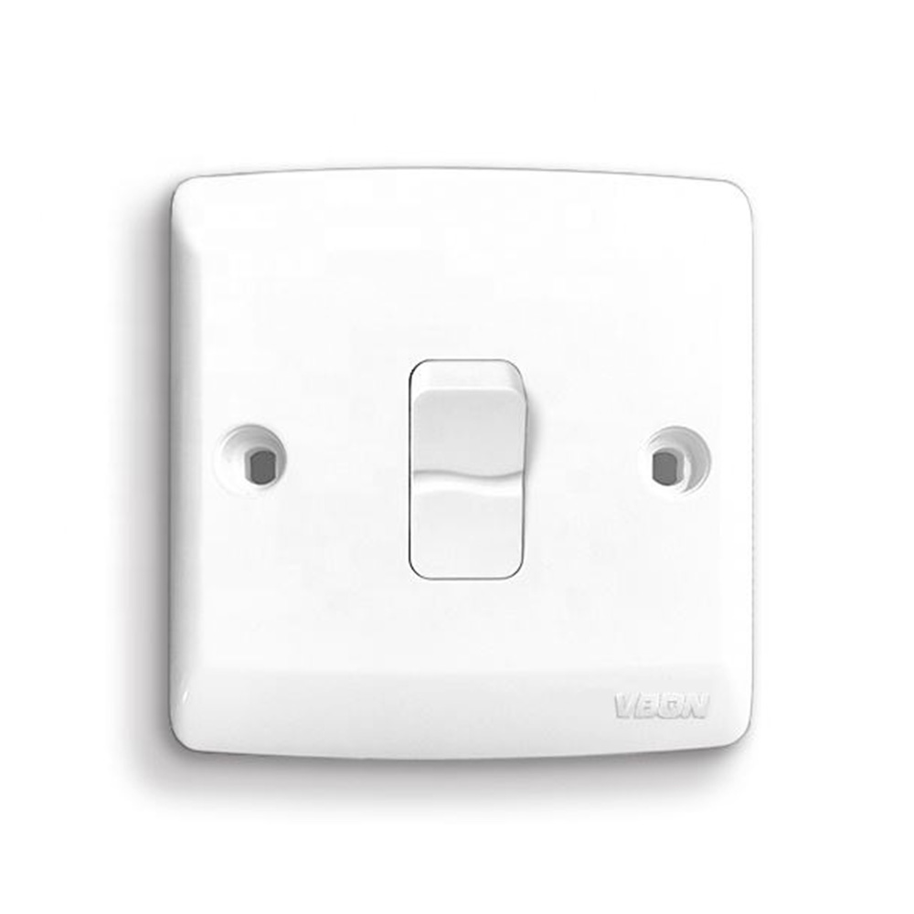 1 Gang 1 Way Uk Standard Wall Light Switch