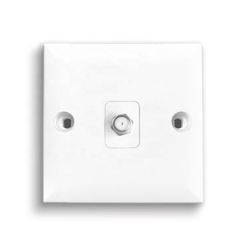 Wall Socket TV Satellite Outlet Electric Wall Socket UK Standard Electric Socket