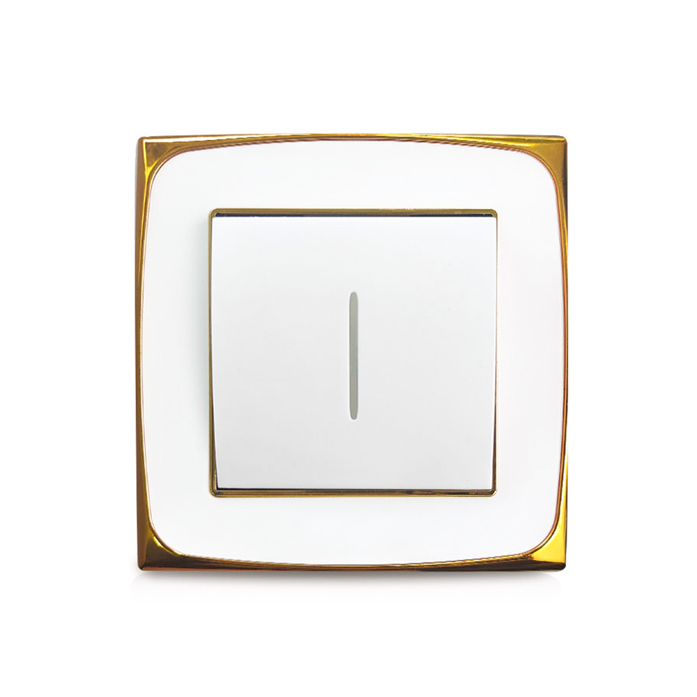 1gang2way Wall Switch Gold Fram PC Light Switch