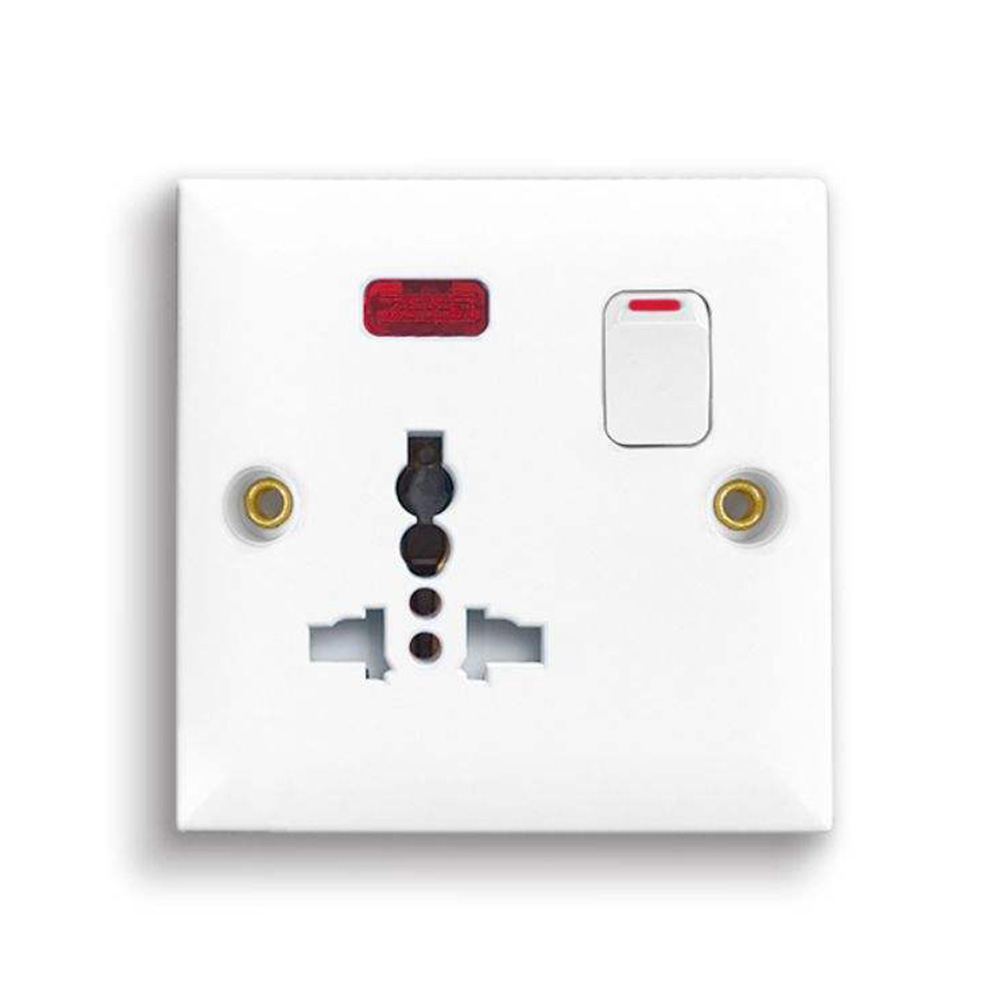 Switches And Socket 13A 3 Pin Socket Home Applicataion Electric Outlet Wall Socket