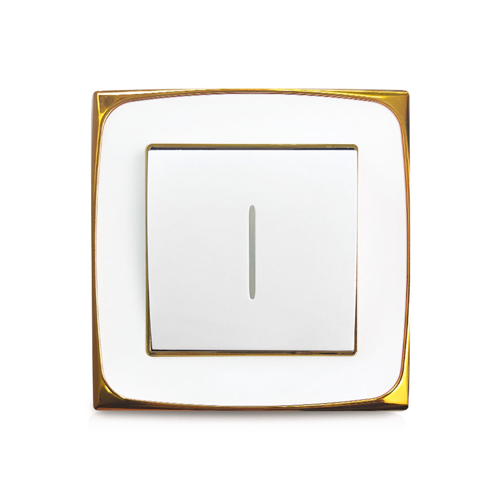 1gang1way Light LED Control Switch Luxury Switch For Hotel