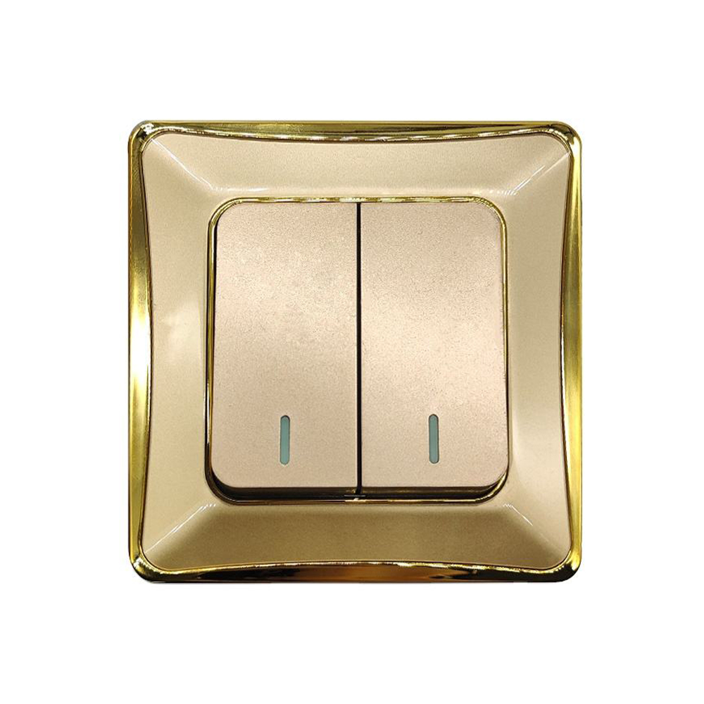 Wall Switch And Socket 2 Gang 2 Way Wall Switch 10a Light Switch